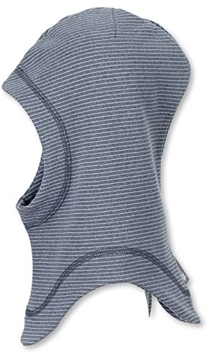 Sterntaler Unisex Kinder Schalmütze Kleinkinder Schalmütze Streifen, Blau, 47