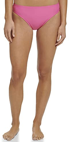 Tommy Hilfiger Damen Standard Bikinihose - Badeanzug Genießen Sie den Pool, Strand oder Tag in der Sonne, dahlie, S