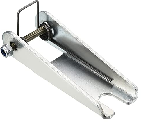 PATIKIL 3 Pollici Gancio Sicurezza Chiusura Kit, Metallo Traino Ricevitore Gancio Sostituzione 77mm per Forcella Gancio Rimorchio, Argento
