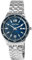 Raptor Brandon Herren-Uhr Edelstahl Datum Leuchtzeiger Analog Quarz RA20364 (silberfarbig blau)