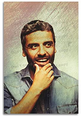 TeDe Oscar Isaac Dekorativer Kunstdruck auf Leinwand, Wandkunst, Wohnzimmer, Schlafzimmer, Poster, Gemälde, 30 x 45 cm, ungerahmt