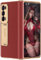 Étui en Cuir pour Honor Magic V 2. Magic V2 Coque pour Téléphone Portable à Écran Pliant. Housse à Charnière en Cuir Téléphone. Cas