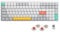 nuphy Air96 V2 Wireless Mechanical Keyboard,100 Keys RGB Backlit Keyboard,Supports Bluetooth 5.1,2.4G and Wired Connection,for PC/Laptop/Windows/Mac -White Gateron Red Switch