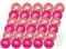 Inge Glas Weihnachtskugeln mit Haken | Schöne Christbaumkugeln aus Glas | Set 30 Kugeln und 40 Aufhänger | Christbaumschmuck Weihnachtsbaumkugeln (Candy Shop | pink)