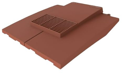 Timloc Plain Tile Roof Vent RTV-PGR Roofing Slate Ventilation (Red)