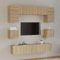 ShGaxin 3114408 Ensemble de meubles pour TV 8 pièces en contreplaqué chêne Sonoma, table TV, meuble TV, meuble de salon, meuble TV