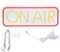 ON AIR Leuchtreklame, USB-betriebenes Neon-Nachtlicht, Dekorative Schilder für Live-Streaming, Aufnahmes, Spielzimmer, Bar, Studio-Dekoration