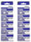 Versatile batteria a bottone CR1220 batterie a bottone per vari dispositivi con basso consumo energetico, uscita di tensione stabile