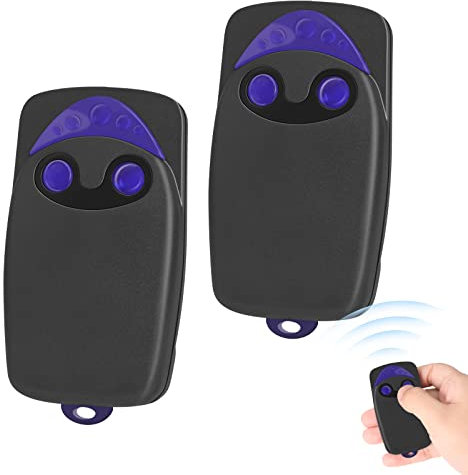 Lot De 3 Télécommande FLO2R-S pour Portail/Garage – Rolling Code 433,92 MHz – Compatible avec FLOXIR, FLOXR, FLOX2R, OXI, OX2 – Batterie Incluse