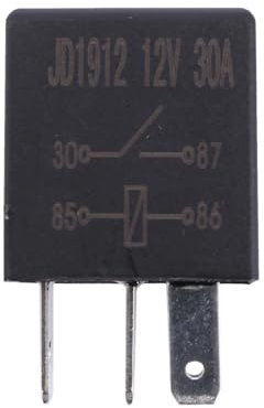 5pc 30A AMP 12V 4Pin Car Auto Relay Kit SPST For Fan Fuel Pump Light Horn