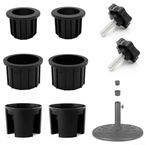 Umbrella Pole Adapters with Easy Setup Fits Most Standard Sizes for a Secure Hold Even on Windy Days Outdoors