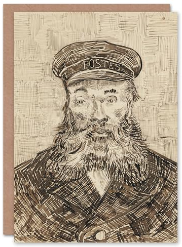 Artery8 Vincent van Gogh Art Card Sketch Portrait of Joseph Roulin