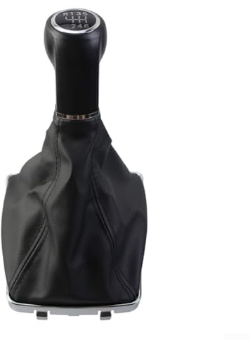 Auto Schaltknauf 6 Gang Leder Schaltknauf Kompatibel mit Opel für Opel Astra III H 1.6 Modelle von 2004 bis 2010