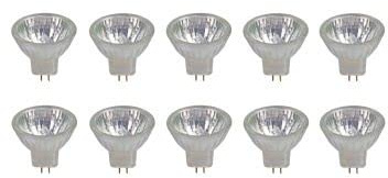 Lighto GU4 Halogen Leuchtmittel 12V 20W | MR11 Halogenstrahler, Halogenlampe/Halogen Spot, Ø35mm - 10 Stück
