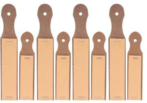 HEALSOPTHY Lot de 8 Planches à Tailler pour Crayons de Dessin, Papier de Verre Léger, Précis pour Croquis et Matériel Artistique en Poche, pour Étudiants et Artistes