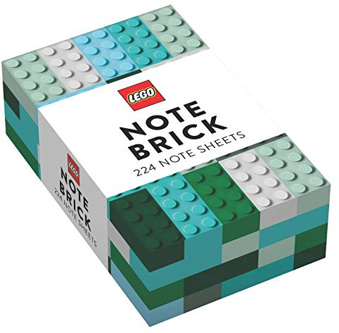 LEGO® Note Brick (Blue-Green): (Fun Stationery for LEGO® Fans, Note Paper for LEGO® Lovers)