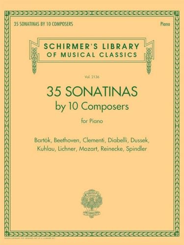 35 Sonatinas by 10 Composers for Piano (Schirmer's Library of Musical Classics, Band 2136): Schirmer's Library of Musical Classics Volume 2136