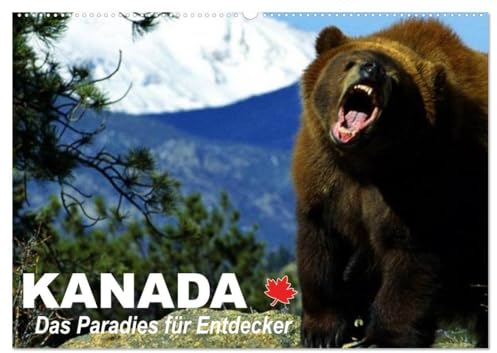 Kanada - Das Paradies für Entdecker (Wandkalender 2025 DIN A2 quer), CALVENDO Monatskalender: Die unendlichen Weiten eines faszinierenden Landes (CALVENDO Orte)