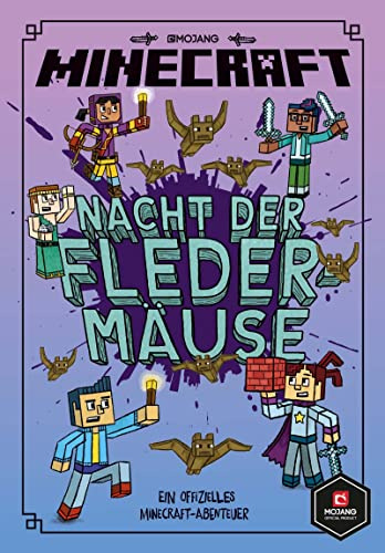 Minecraft, Nacht der Fledermäuse: Ein offizielles Minecraft-Abenteuer | Für Leseanfänger ab der 2. Klasse | Spannende Unterhaltung mit vielen Bildern ... (Die Woodsword-Chroniken, Band 2)