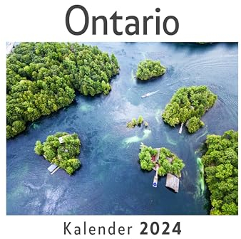 Ontario (Wandkalender 2024, Kalender DIN A4 quer, Monatskalender im Querformat mit Kalendarium, Das perfekte Geschenk)