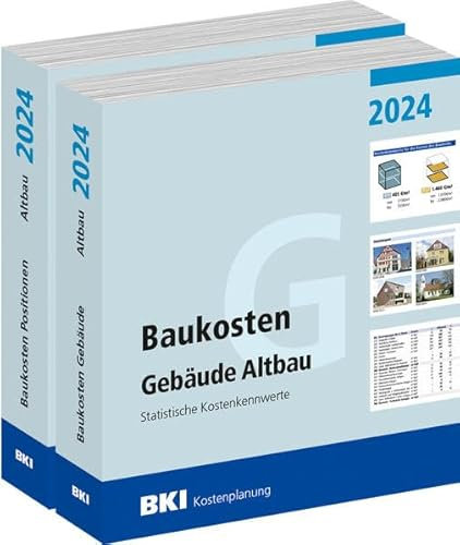 Baukosten Gebäude + Positionen Altbau 2024: Statistische Kostenkennwerte