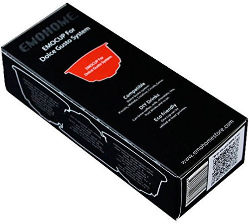 EMOCUP Capsules rechargeables pour Dolce Gusto 3 unités