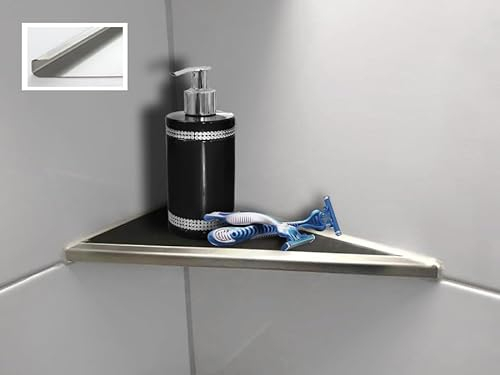 Befliesbare Duschablage - Typ QL3016 - Quado- Edelstahl V2A/F - nachrüstbar - nachträglich einbaubar