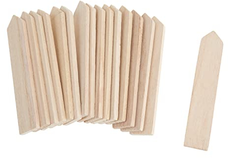 VBS Holz Zaunlatten Mini 16 Stück 10,5x1,9cm Deko Mini Gardening