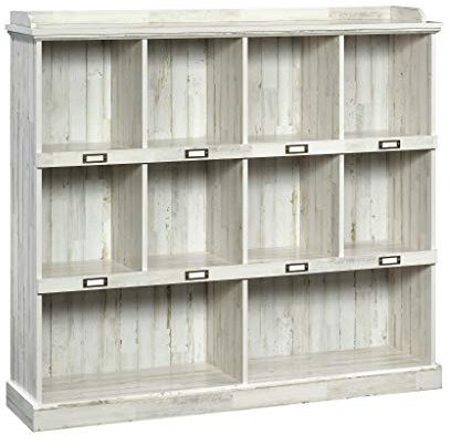 Sauder 423672 Barrister Lane Bücherregal, Planken-Finish, Weiß