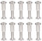 sourcing map Screw Post Fit for 5/16(8mm) Hole Dia, Male M6x20mm, Female 6x18mm Belt Buckle Binding Bolts Leather Fastener Carbon Steel 10 Sets