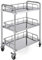 VEVOR Chariot de Laboratoire INOX, Service Table 3 étages en Acier Inoxydable avec Tiroir Supérieur, Dentaire Salon de Beauté Centre de Recherche Hôpitaux Roue Verrouillable Omnidirectionnel