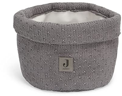 Jollein Wickeltischkorb Bliss Knit - Storm Grey
