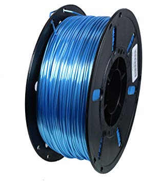 3D-Drucker-Filament aus SILK-PLA-Kunststoff, 1,75 mm, 1-kg-Spule, Diamond blue, Dunkelblau