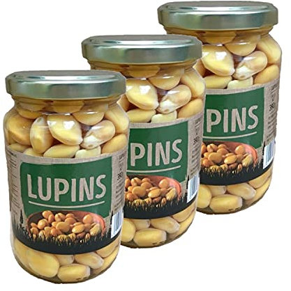 Lot 3x Lupins trempés extra - Pot 370ml