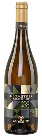Moschofilero Geometria trockener Weißwein 0,75l | Hochwertiger Weißwein aus Griechenland | 100% Moschofilero | Lafazanis Winery