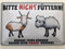 Metall Schild 20x30cm Bitte nicht füttern Ziege Schaf Sprüche Blechschild