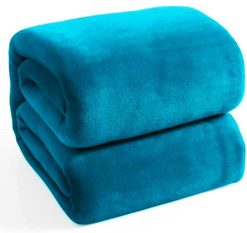 funky gadgets Royal Home Furninshing Einzelbett-Decken, weich, flauschig, Plüsch, leicht, Flanell-Fleece, 130 x 150 cm