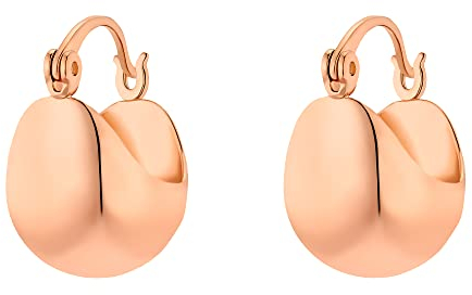Heideman Ohrringe Elea Damen aus Edelstahl rosegold farbend poliert Ohrcreole hängend für Frauen rose vergoldet