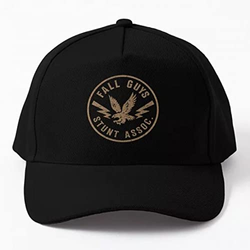 Baseballmütze Fall Guy Stunt Association Baseballmütze Einfarbig Hip Hop Cap Schwarz Damen Snapback Casual Frühling Sommer Hut