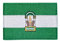 ELITRAINX Parche Bordado de Bandera de Comunidades de España con parte trasera de gancho y bucle (Andalucia)