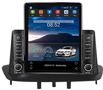 Android 11 Autoradio 2 DIN Touch Screen per Renault Megane 3 2008-2014 con 9.7 Pollici Car Radio Supporta la Funzione GPS Comandi al Volante WiFi SD USB Mirror Link (Color : TS100 WiFi 4-Core 1G+16G