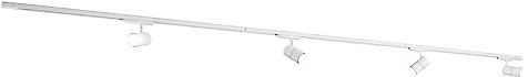 QAZQA - Modern Modernes 3-Phasen-Schienensystem Komplettset I Spotlight I Deckenspot I Deckenstrahler I Strahler mit 4-flammig Spotbalken Spot I Spotlight I Deckenspot I Deckenstrahler I Strahler I La