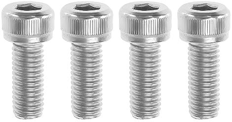 SG Store 4pcs M8x20mm Fixation à Vis à Six Pans Creux Filetage à Gauche en Acier Inoxydable pour l'assemblage de Navires d'équipement Communication Bureau à Domicile Extérieur Intérieur