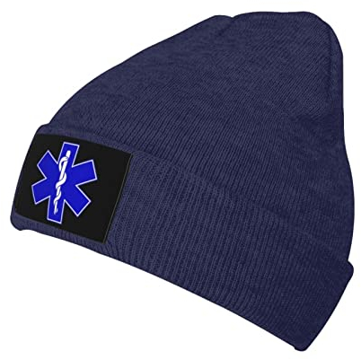 874 Beanie Mütze EMS Strickmütze Unisex Beanie Hat Klassisches Cuffed Hats Für Camping Wandern Skifahren