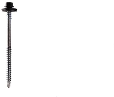 Wovar Schrauben für sandwichplatten verzinkt - Schwarz - 6,3 x 125 mm - Packung 100 Stück