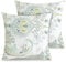ATsense 2er Set Kissenbezug 40 x 40 cm, 2 Stück - 100% Baumwolle, Böhmischer Stil Grüner Kopfkissenbezug mit Reißverschluss, ÖkoTex Zertifiziert Superweicher Premium und Hypoallergen