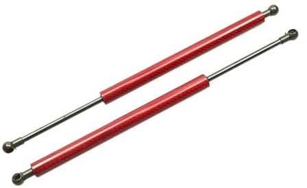 Für Eunos Für Roadster Für Convertible Fronthaube Motorhaube Gasdruckfedern Federn Lift Unterstützt Schock Dämpfer Front Hood Lift Streben Motorhauben Gasfeder(Red Carbon Fiber)