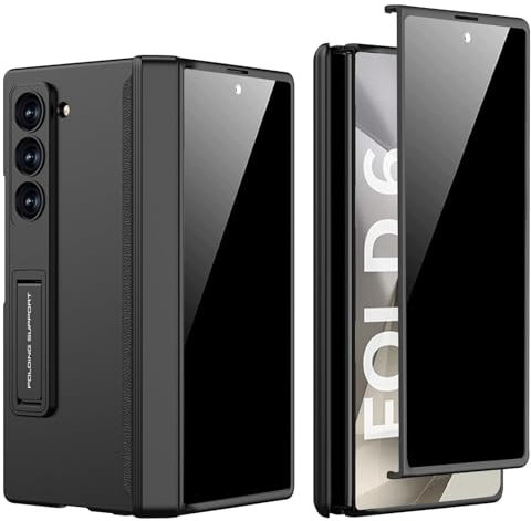 NATNAV Cover Compatibile per Samsung Galaxy Z Fold 6 con Pellicola Protettiva per la Privacy, Z Fold 6 Cerniera Magnetica Copertura Protettiva Tutto Incluso Cavalletto Antiurto Custodia