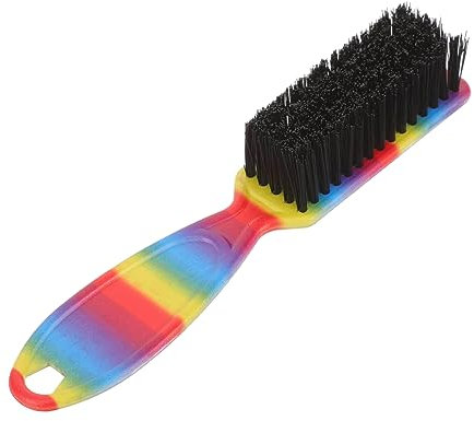 Healeved Retro Ölkopfbürste Bartbürste geschmeidiges Haar Friseur-Haarschnitt Haarbürste Haare Bart fegen pro brush hair care tools Friseur Haare schneiden Hartwellenbürste ABS-Nylon