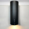 GURARI Inselhaube GCH I 385 36 BL Prime, Runde Insel Dunstabzugshaube 36 cm, Schwarz, Deckenhaube, 1000m³/h, 4 Stufen,Display, LED Beleuchtung